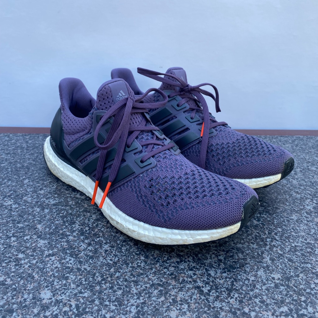 Women’s Adidas Ultra Boots 1.0 Ash S77740 Lace Up Running Purple Shoes 8.5